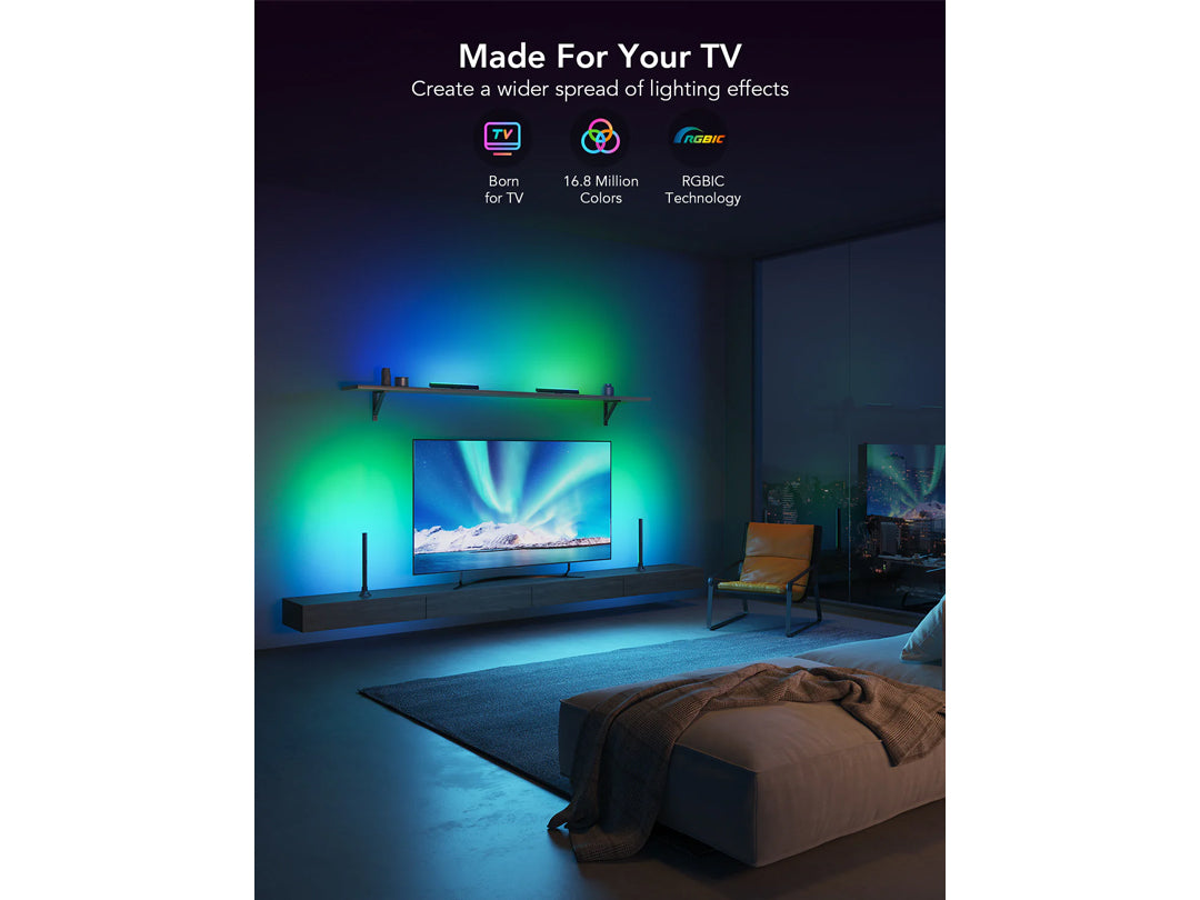 Govee RGBIC TV Light Bars for 45-70 inch TVs Govee RGBIC TV Light Bars for 45-70 inch TVs